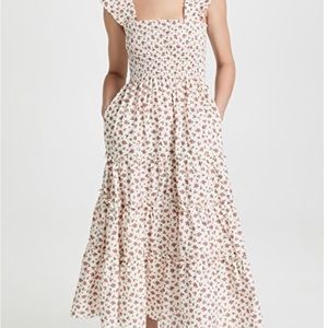 o.p.t Calypso dress in pink floral (medium)